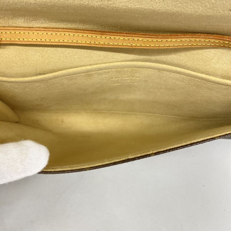 Louis Vuitton Shoulder Bag Monogram Pochette Twin GM M51852 Brown Ladies