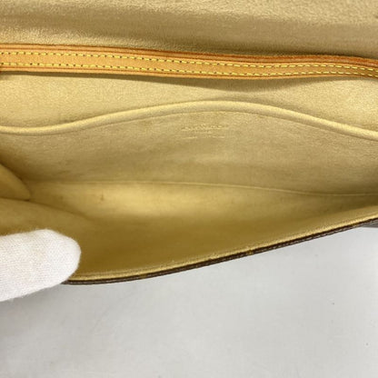 Louis Vuitton Shoulder Bag Monogram Pochette Twin GM M51852 Brown Ladies