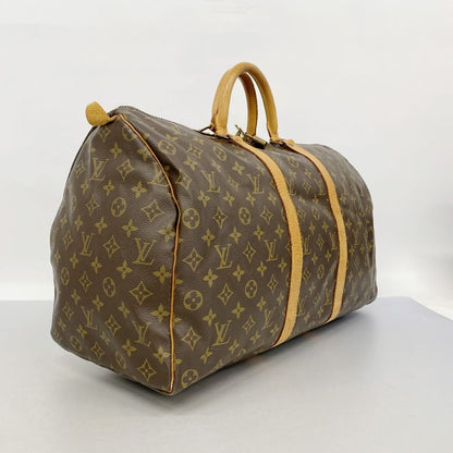 Louis Vuitton Boston Bag Monogram Keepall 50 M41426 Brown Men Women Unisex