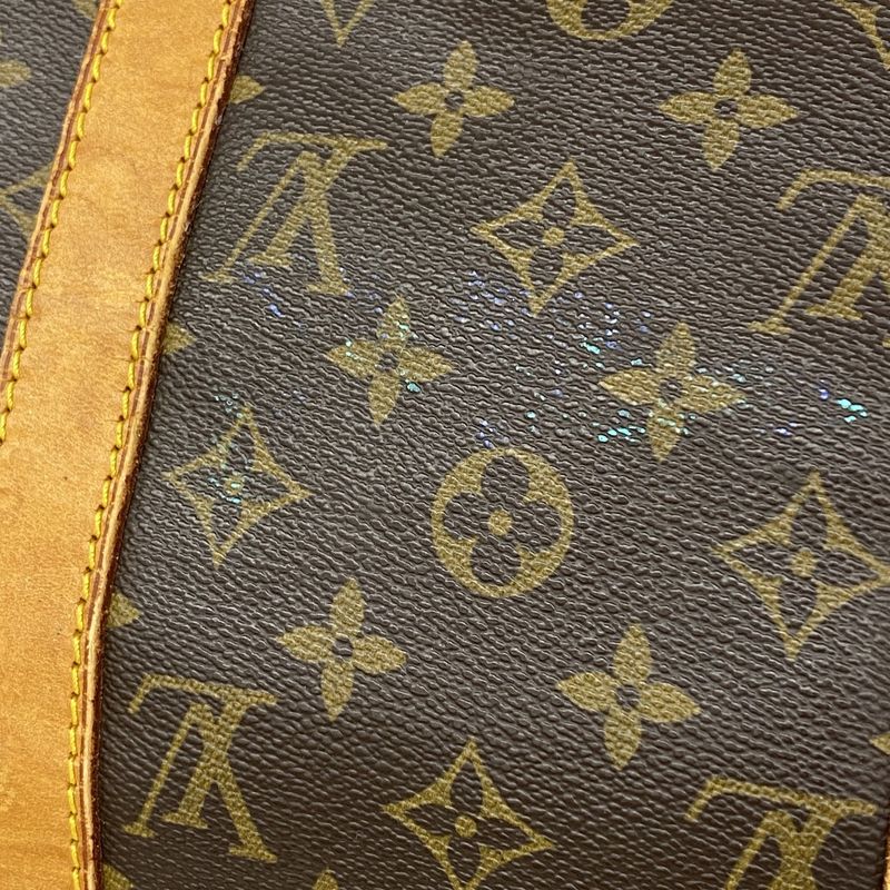Louis Vuitton Boston Bag Monogram Keepall 50 M41426 Brown Men Women Unisex