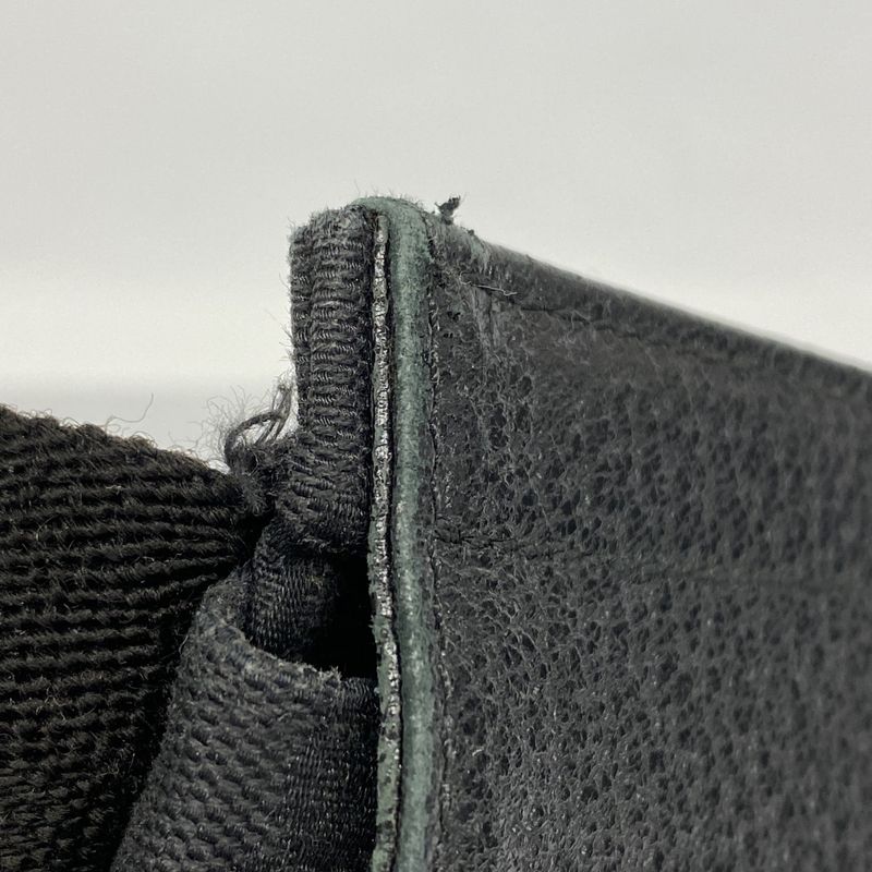 Gucci Waist Bag GG Canvas 28566 Canvas Black Silver Hardware Men Women Unisex