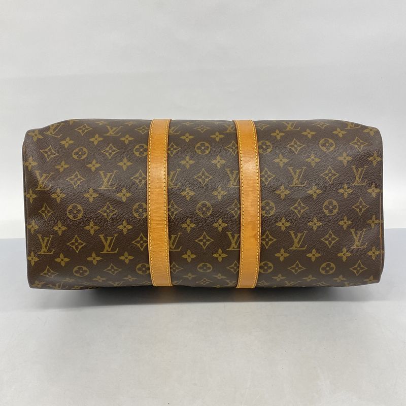 Louis Vuitton Boston Bag Monogram Keepall 45 M41428 Brown Men Women Unisex