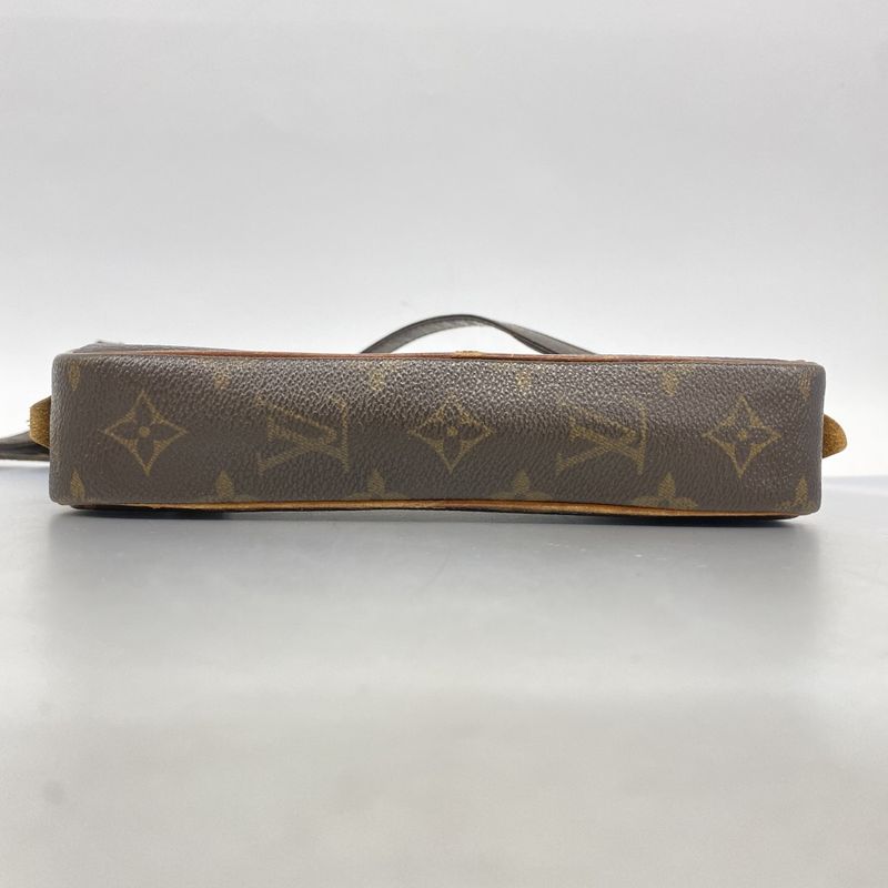 Louis Vuitton Shoulder Bag Monogram Pochette Marly Bandouliere M51828 Brown