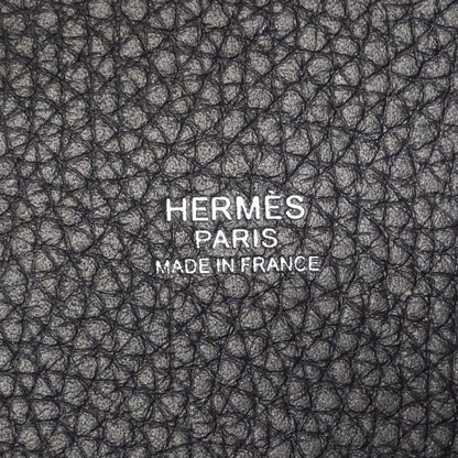 Hermes Handbag Picotin Lock PM Taurillon Cles Mance Blue Indigo Silver Hardware