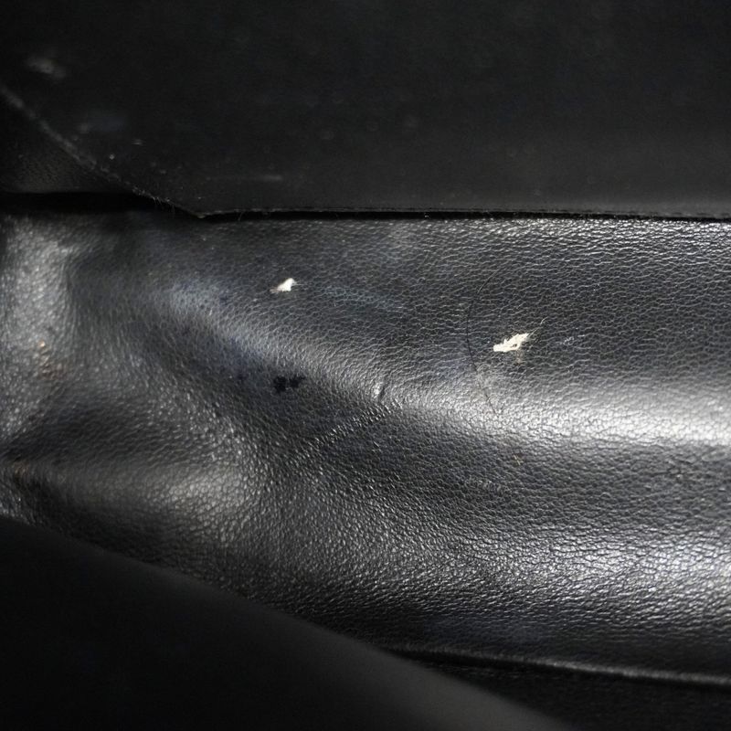 Chanel Shoulder Bag Deka Matelasse Lambskin Black Gold Hardware Women