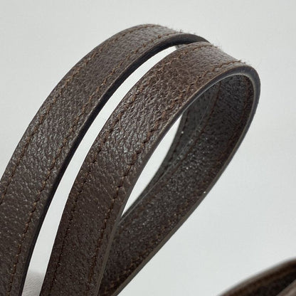 Gucci Tote Bag GG Canvas 120836 Canvas Brown Silver Hardware Women's