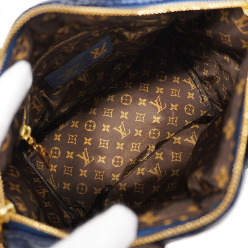 Louis Vuitton Handbag LV Pillow Speedy Bandoliere 25 M21061 Navy Brown 2way Bag