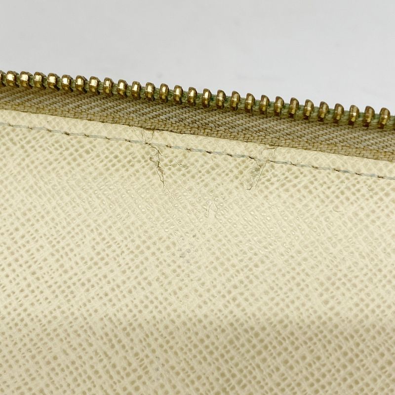 Louis Vuitton Damier Azure Zippy Organizer N60012 White Women's