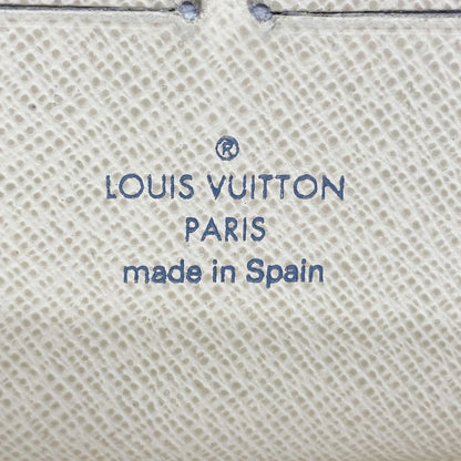 Louis Vuitton Damier Azure Zippy Organizer N60012 White Women's