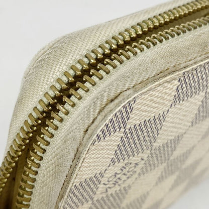 Louis Vuitton Damier Azure Zippy Organizer N60012 White Women's