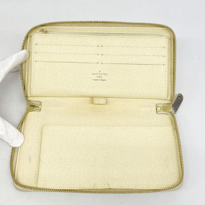 Louis Vuitton Damier Azure Zippy Organizer N60012 White Women's