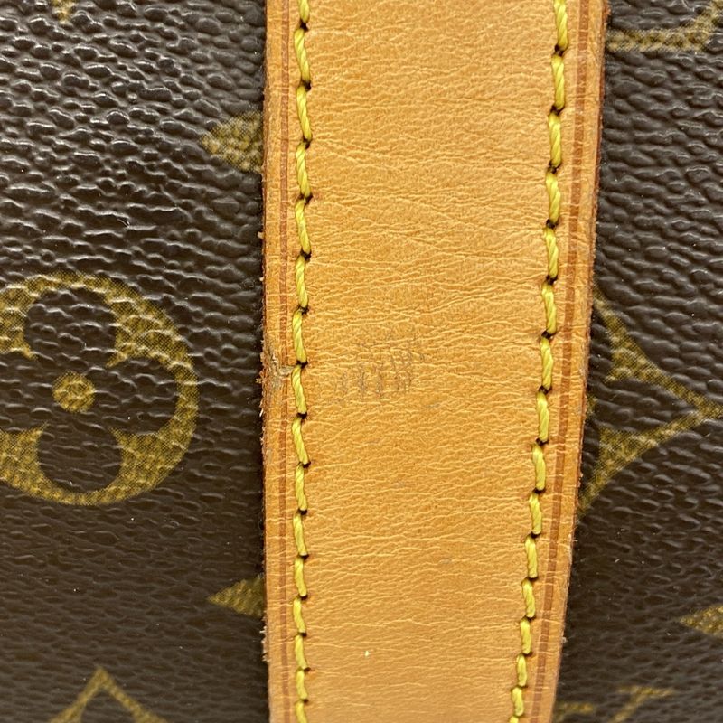 Louis Vuitton Boston Bag Monogram Keepall 55 M41424 Brown Men Women Unisex