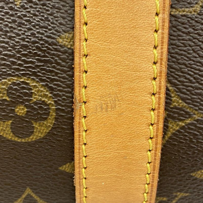 Louis Vuitton Boston Bag Monogram Keepall 55 M41424 Brown Men Women Unisex