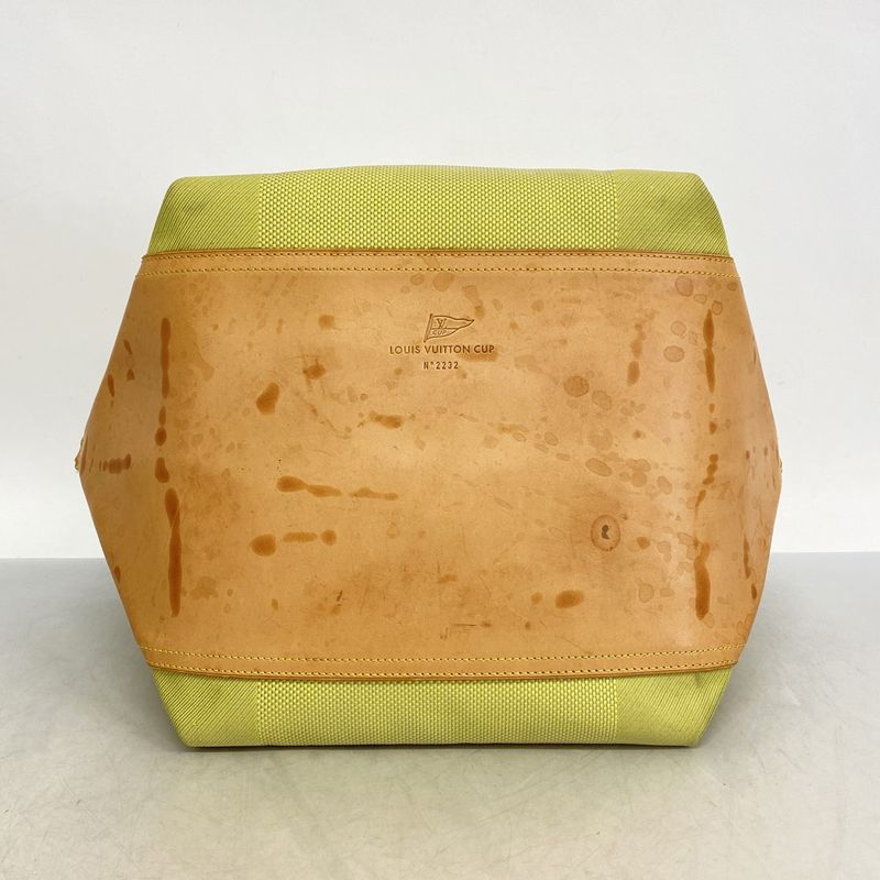 Louis Vuitton Handbag Damier Jehan Louis Vuitton Cup America Cube M80633 Lime