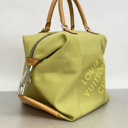 Louis Vuitton Handbag Damier Jehan Louis Vuitton Cup America Cube M80633 Lime