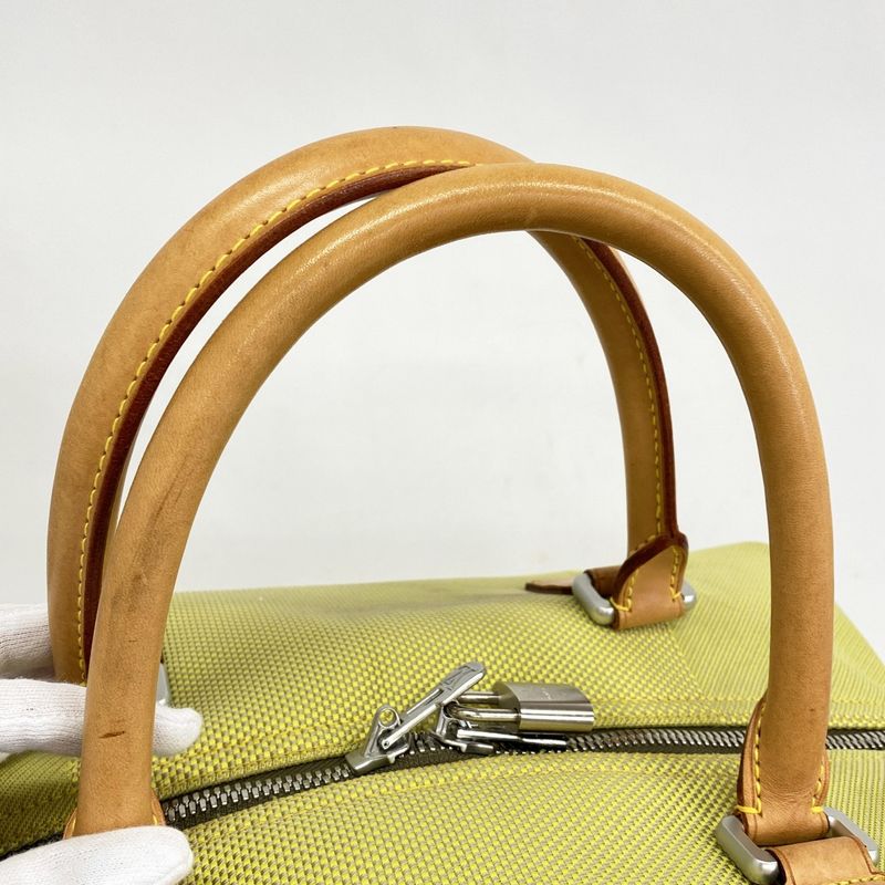 Louis Vuitton Handbag Damier Jehan Louis Vuitton Cup America Cube M80633 Lime