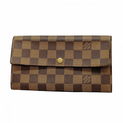 Louis Vuitton Long Wallet Damier Pochette Portmonnais Cles Di N61724 Ebène