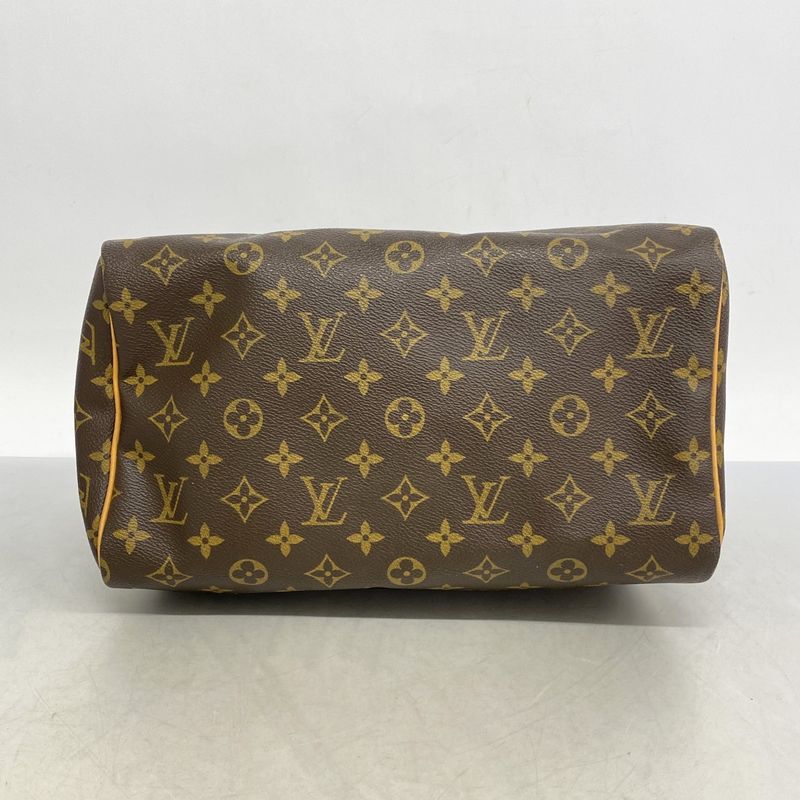 Louis Vuitton Handbag Monogram Speedy 30 M41108 Brown Ladies