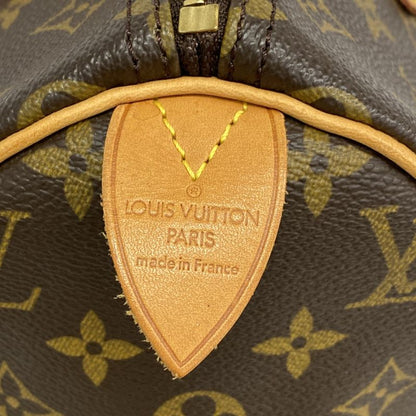 Louis Vuitton Handbag Monogram Speedy 30 M41108 Brown Ladies