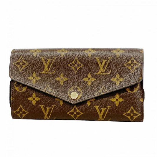 Louis Vuitton Long Wallet Monogram Portefeuille Sarah M62235 Brown Rose