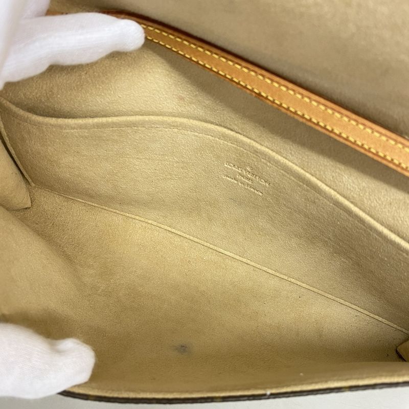 Louis Vuitton Shoulder Bag Monogram Pochette Twin GM M51852 Brown Ladies