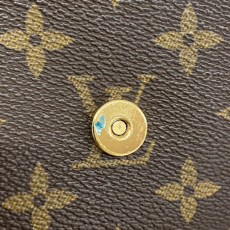 Louis Vuitton Shoulder Bag Monogram Pochette Twin GM M51852 Brown Ladies