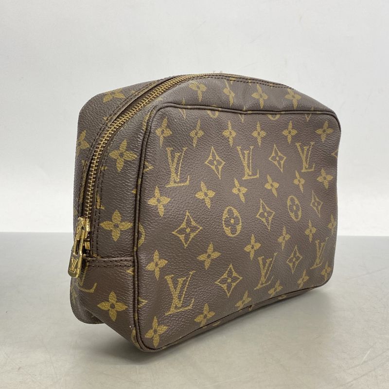 Louis Vuitton Pouch Monogram Trousse Toilette 23 M47524 Brown Women's