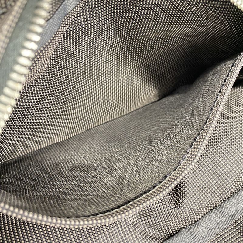 Hermes Handbag Her Line PM Canvas Gray Silver Hardware Women