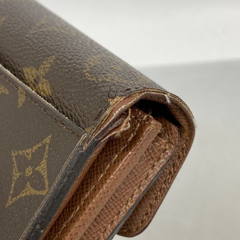 Louis Vuitton Long Wallet Monogram Portefeuille Sarah M60531 Brown Ladies