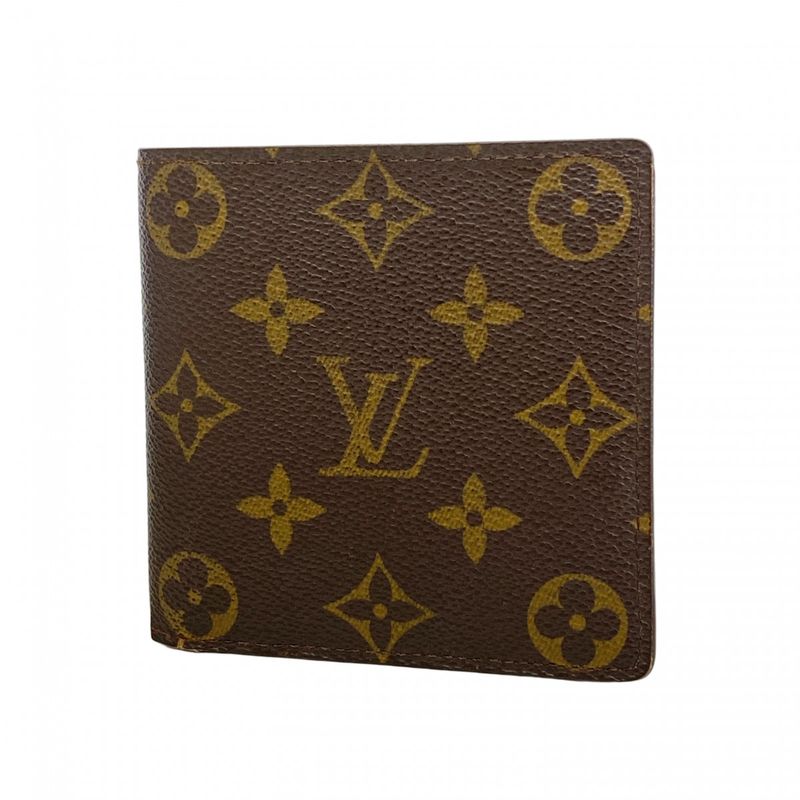 Louis Vuitton Wallet Monogram Portobier Carte Cles Dimonnet M61665 Brown Men's