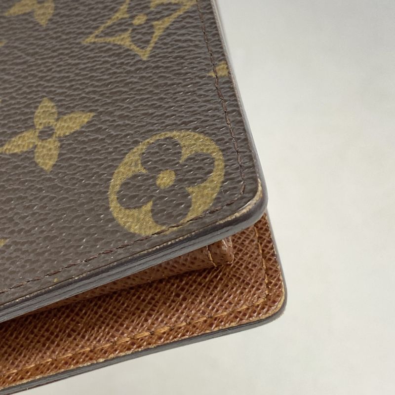 Louis Vuitton Wallet Monogram Portobier Carte Cles Dimonnet M61665 Brown Men's