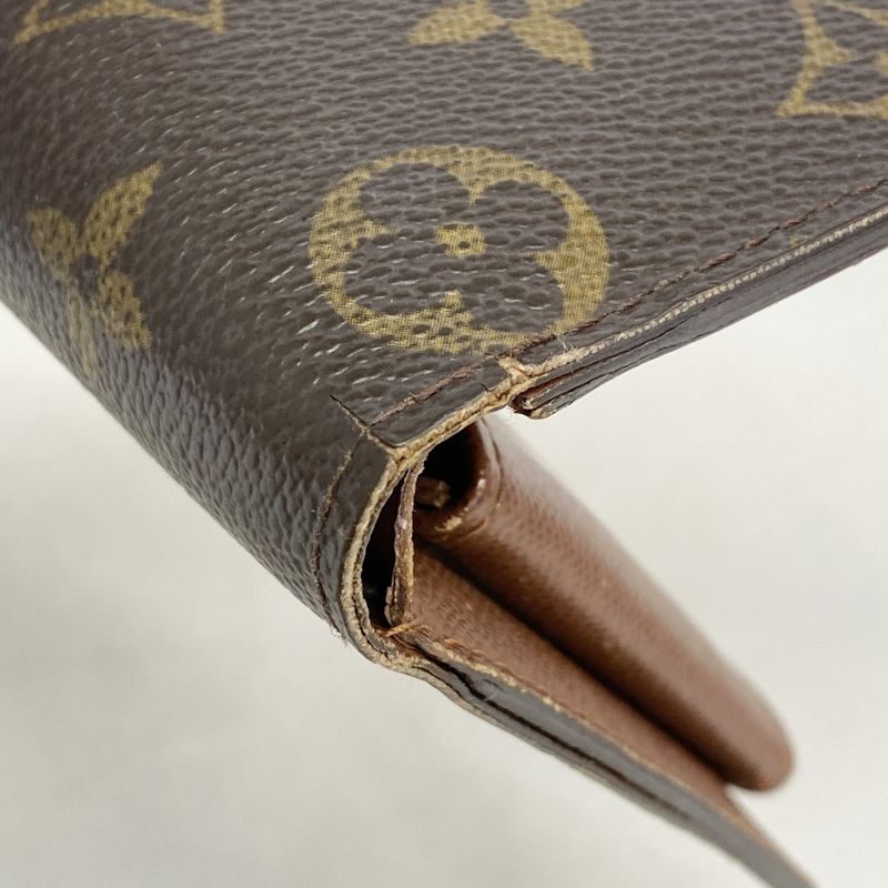 Louis Vuitton Wallet Monogram Portobier Carte Cles Dimonnet M61665 Brown Men's