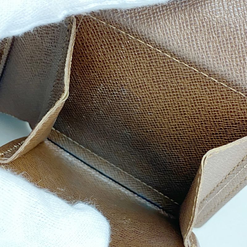 Louis Vuitton Wallet Monogram Portobier Carte Cles Dimonnet M61665 Brown Men's