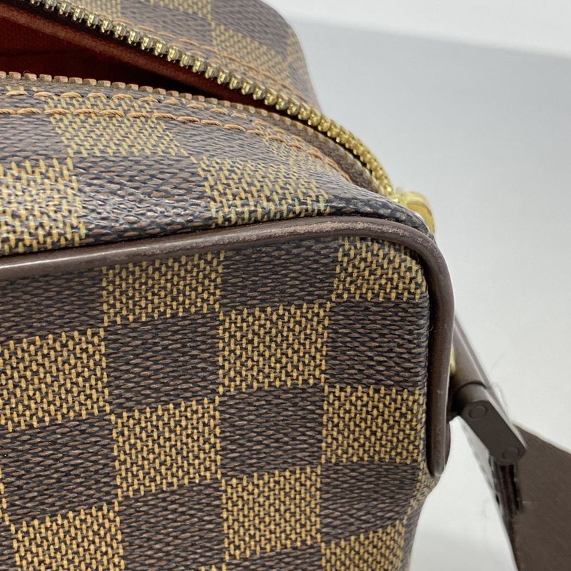 Louis Vuitton Shoulder Bag Damier Olaf PM N41442 Ebene Womens