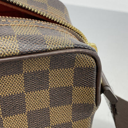 Louis Vuitton Shoulder Bag Damier Olaf PM N41442 Ebene Womens