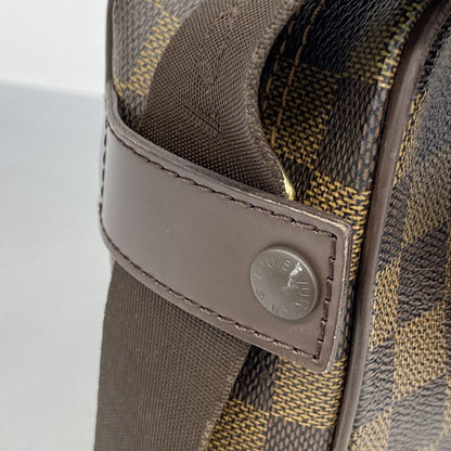 Louis Vuitton Shoulder Bag Damier Olaf PM N41442 Ebene Womens