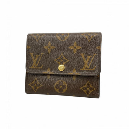 Louis Vuitton Trifold Wallet Monogram Portefeuille Anais M60402 Brown Men Women