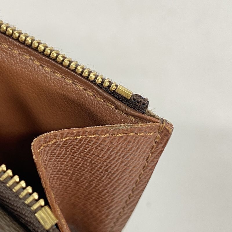 Louis Vuitton Trifold Wallet Monogram Portefeuille Anais M60402 Brown Men Women