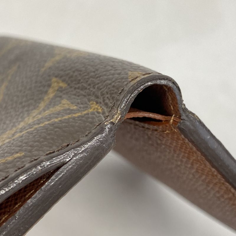 Louis Vuitton Trifold Wallet Monogram Portefeuille Anais M60402 Brown Men Women