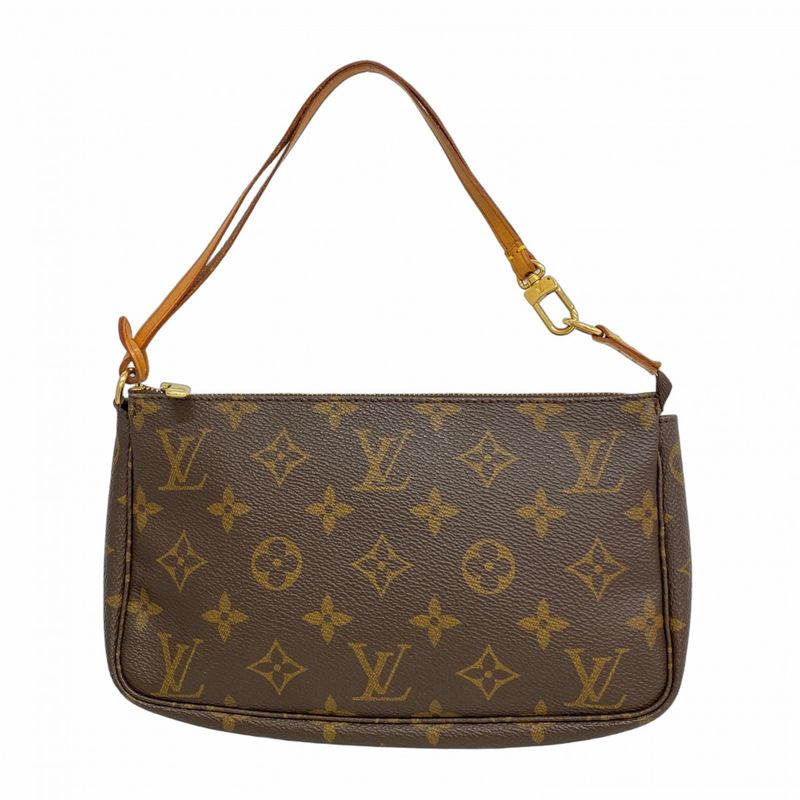 Louis Vuitton Pouch Monogram Pochette Accessoire M51980 Brown Ladies