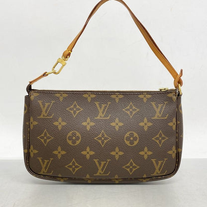 Louis Vuitton Pouch Monogram Pochette Accessoire M51980 Brown Ladies