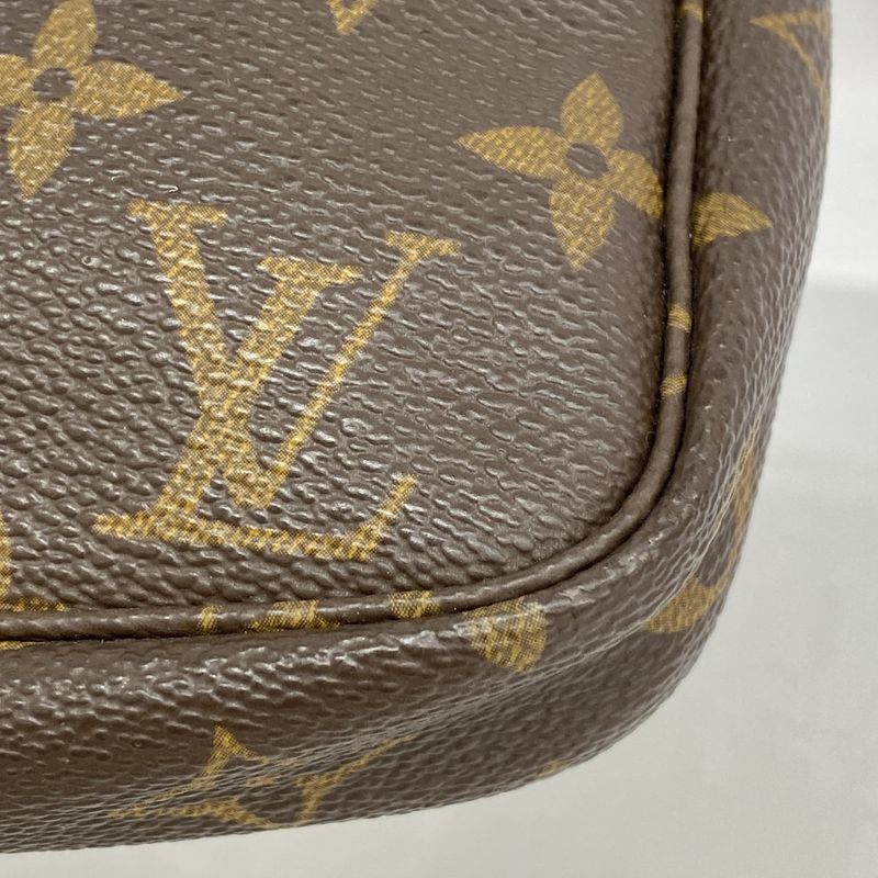 Louis Vuitton Pouch Monogram Pochette Accessoire M51980 Brown Ladies