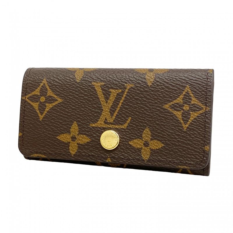 Louis Vuitton Key Case Monogram Multicles 4 M69517 Brown Men Women Unisex