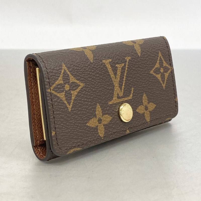 Louis Vuitton Key Case Monogram Multicles 4 M69517 Brown Men Women Unisex