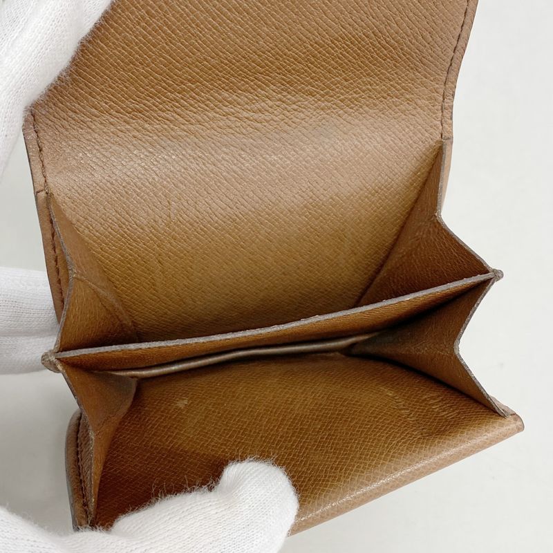 Louis Vuitton Coin Case Monogram Porte Moneguse M61970 Brown Men Women Unisex