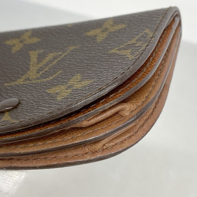 Louis Vuitton Coin Case Monogram Porte Moneguse M61970 Brown Men Women Unisex