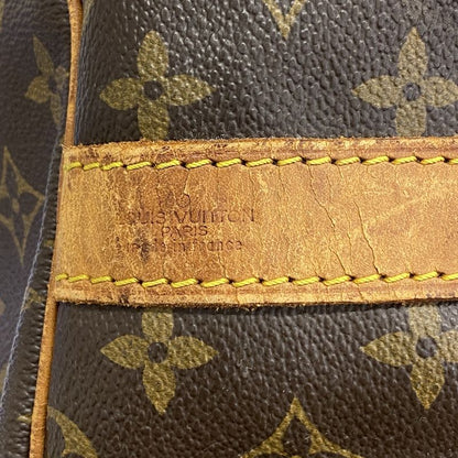 Louis Vuitton Boston Bag Monogram Keepall Bandoliere 60 M41412 Brown Men Women