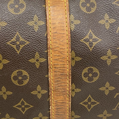 Louis Vuitton Boston Bag Monogram Keepall Bandoliere 60 M41412 Brown Men Women