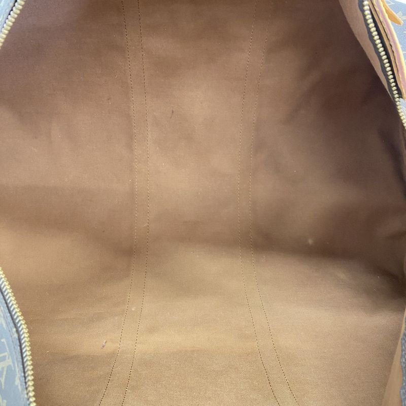 Louis Vuitton Boston Bag Monogram Keepall Bandoliere 60 M41412 Brown Men Women