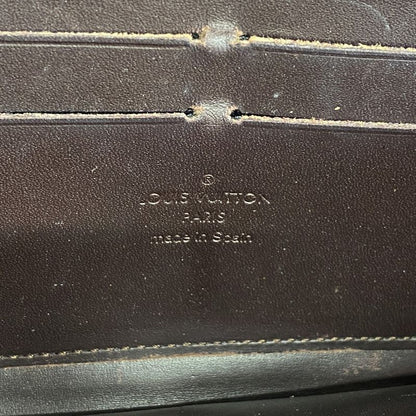 Louis Vuitton Vernis Zippy Wallet M93522 Amarante Women's Long Wallet